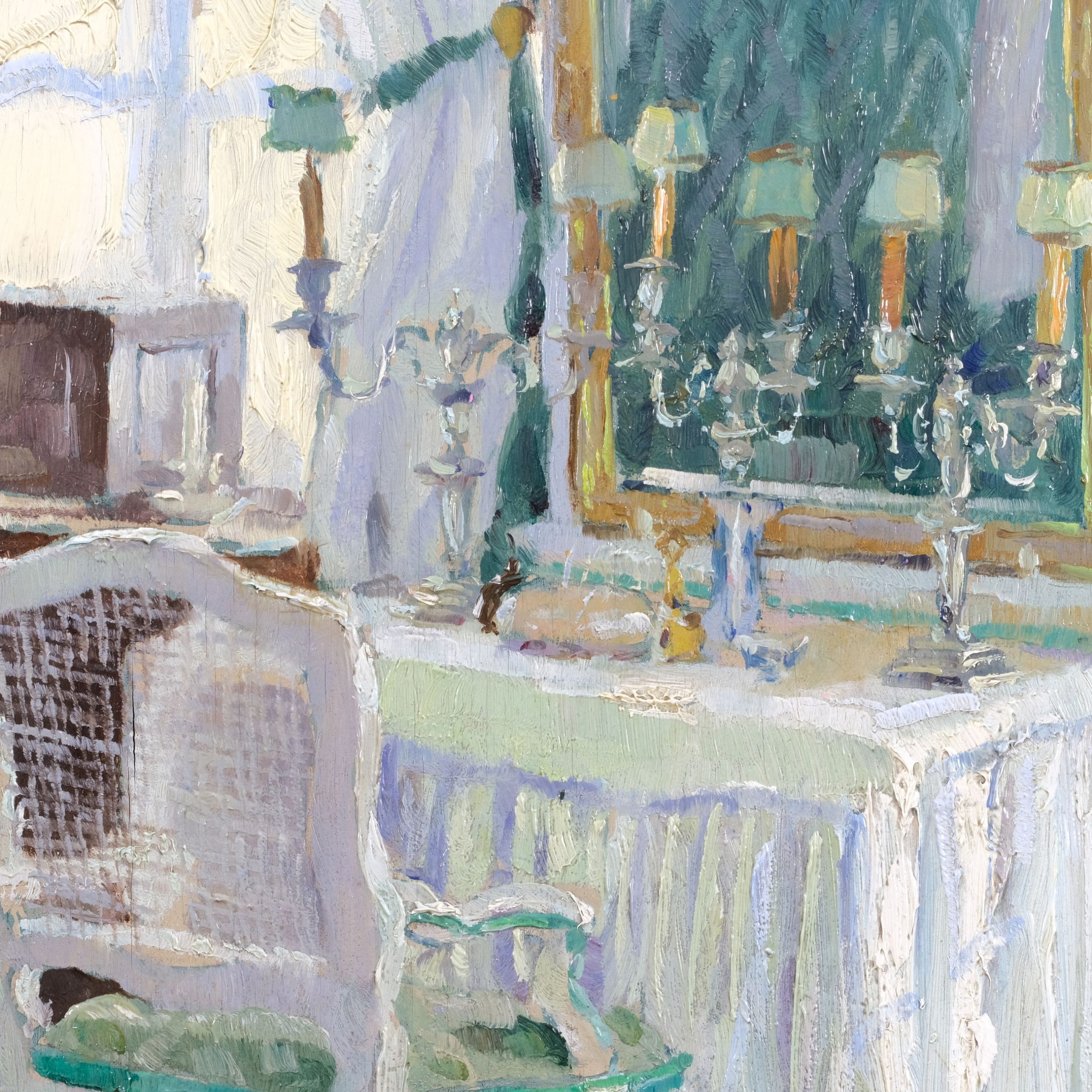 Fritz Beckert Schlossinterieur Kunsthandlung Kühne