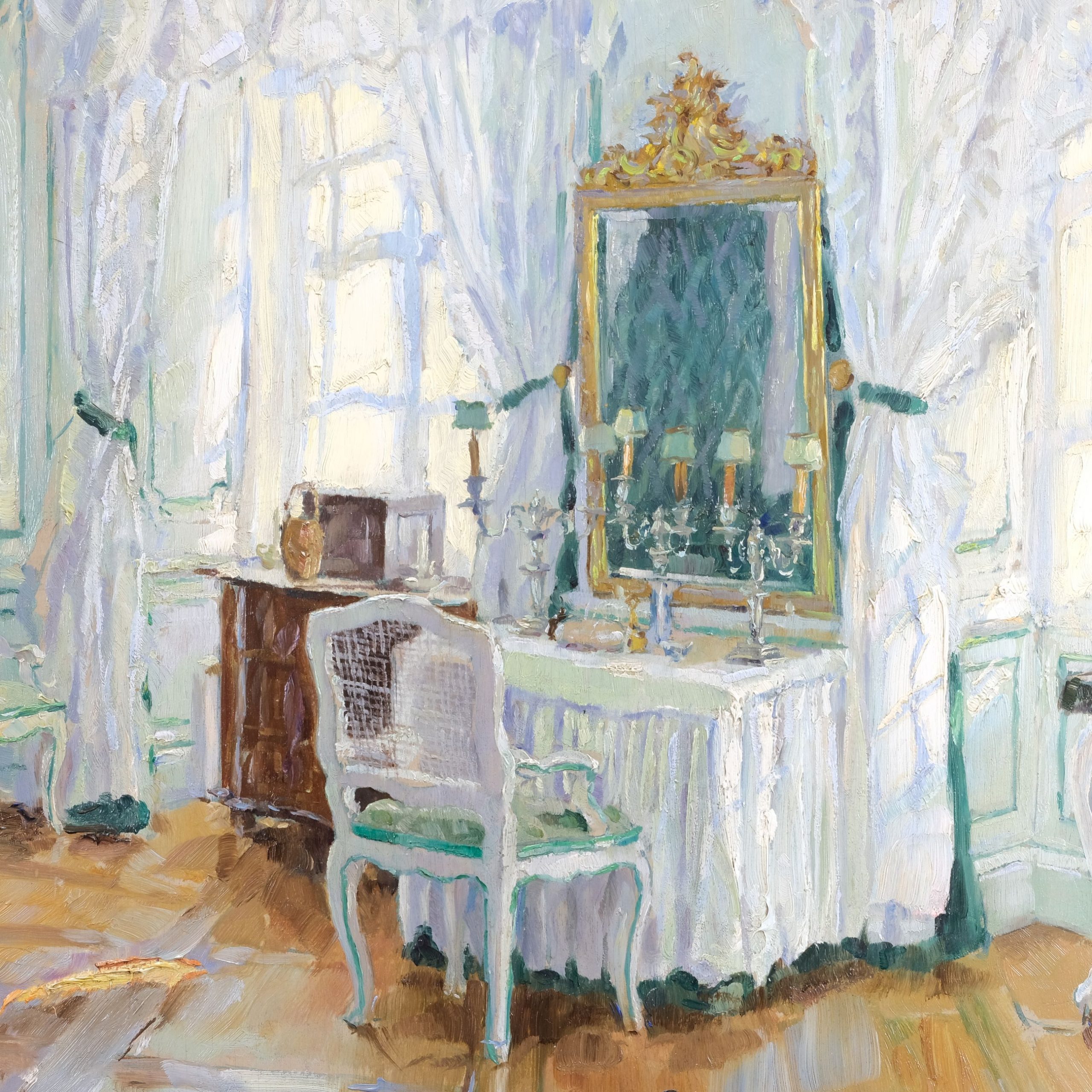 Fritz Beckert Schlossinterieur Kunsthandlung Kühne