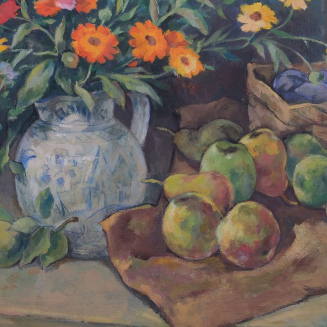 Otto Schubert Herbststillleben Kunsthandlung Kühne