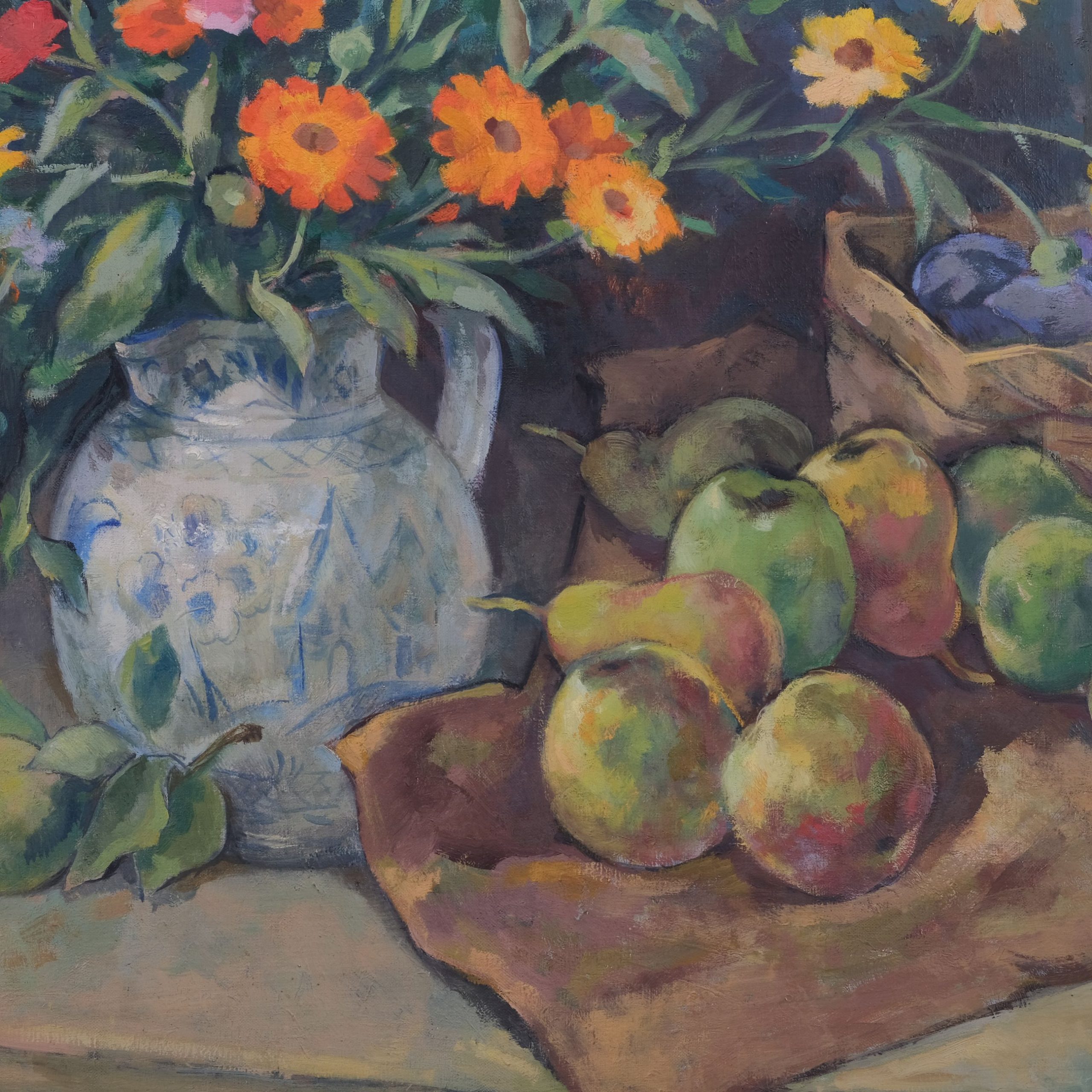 Otto Schubert Herbststillleben Kunsthandlung Kühne