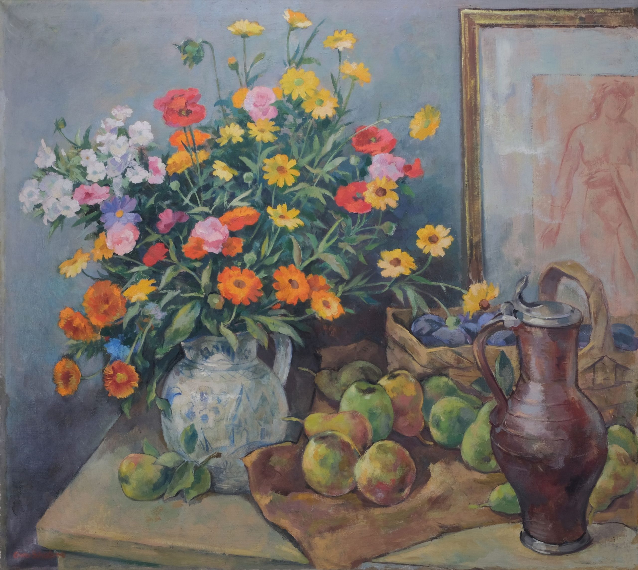 Otto Schubert Herbststillleben Kunsthandlung Kühne