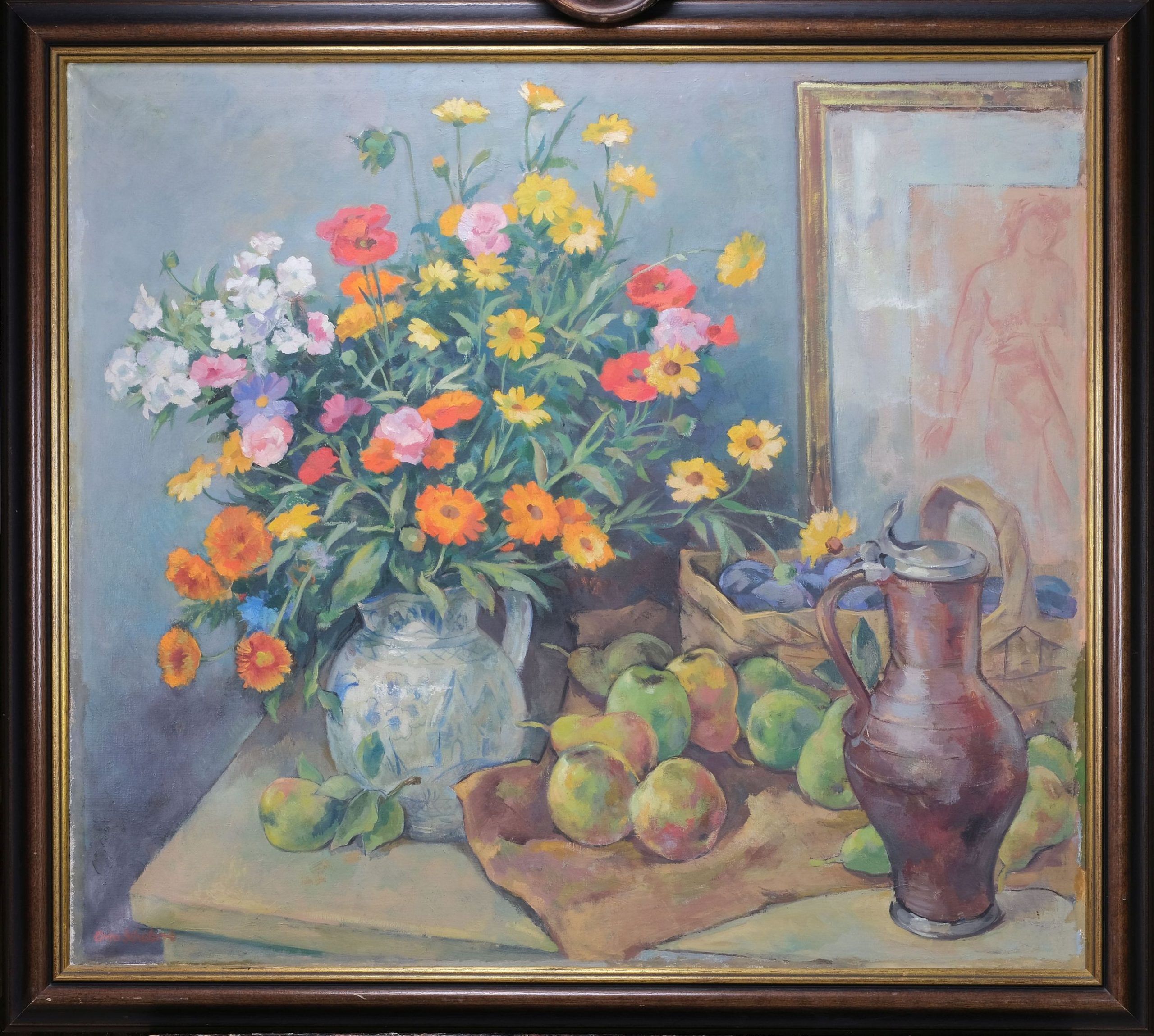 Otto Schubert Herbststillleben Kunsthandlung Kühne