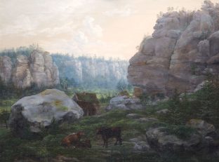 Landschaft in der Sächsisch-Böhmischen Schweiz