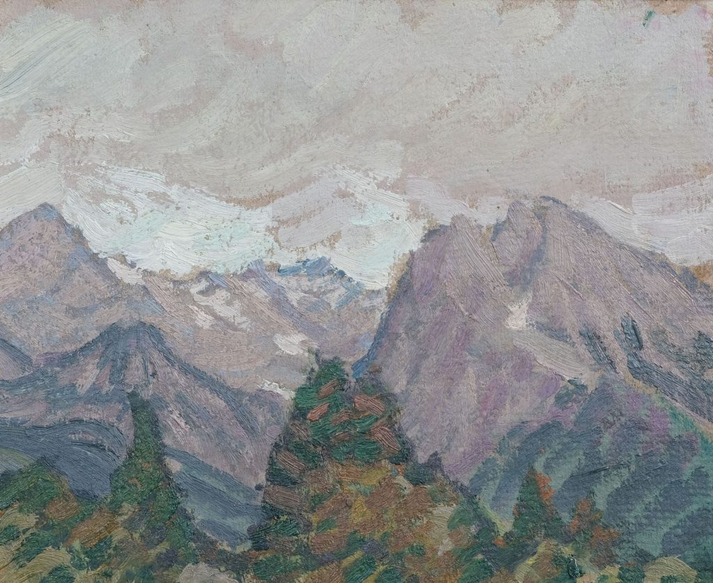 Elisabeth Andrae Studie Berge Kunsthandlung Kühne
