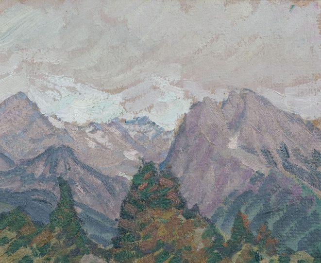 Elisabeth Andrae Studie Berge Kunsthandlung Kühne