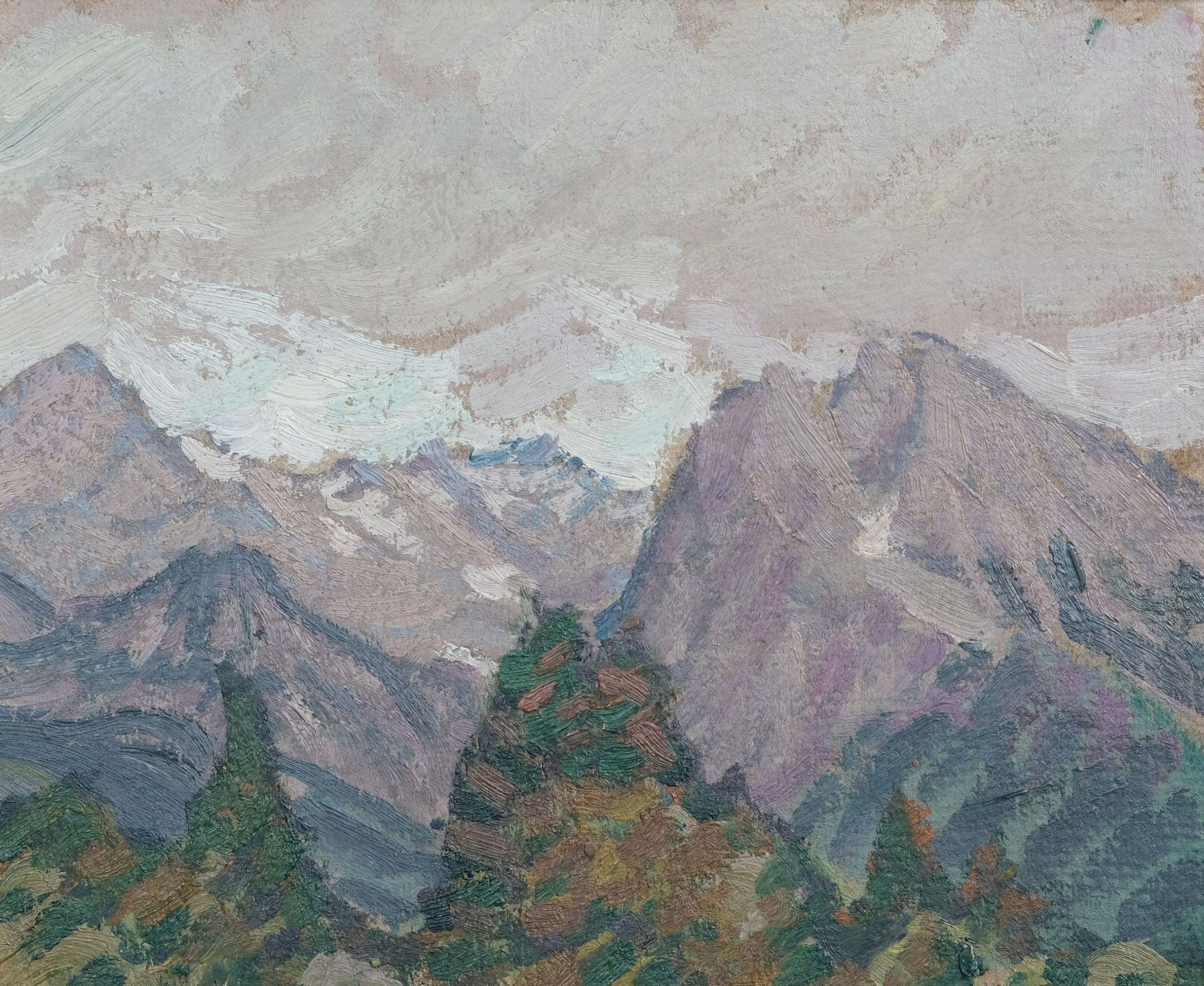 Elisabeth Andrae Studie Berge Kunsthandlung Kühne