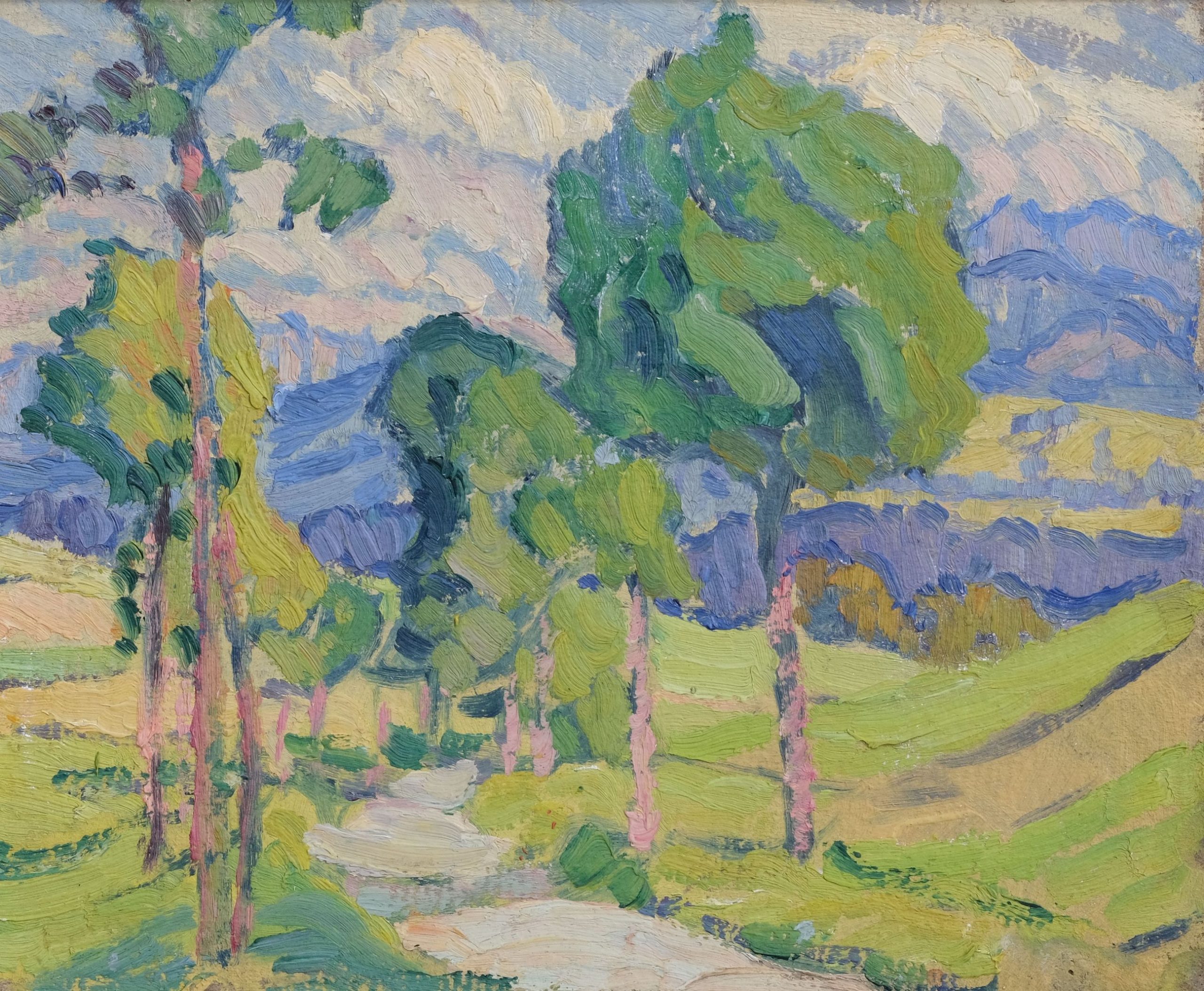 Elisabeth Andrae Studie Landschaft Kunsthandlung Kühne