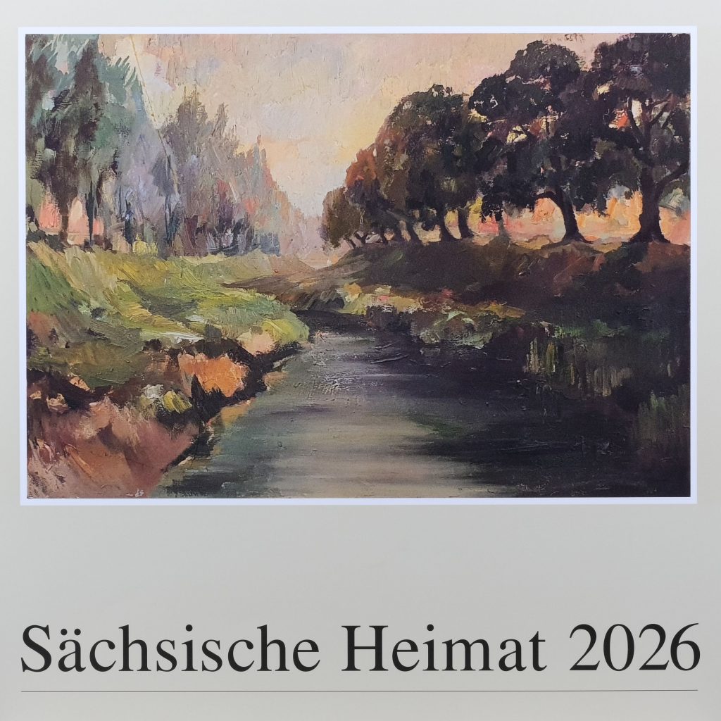 Kalender Sächsische Heimat 2026 Kunsthandlung Kühne Dresden