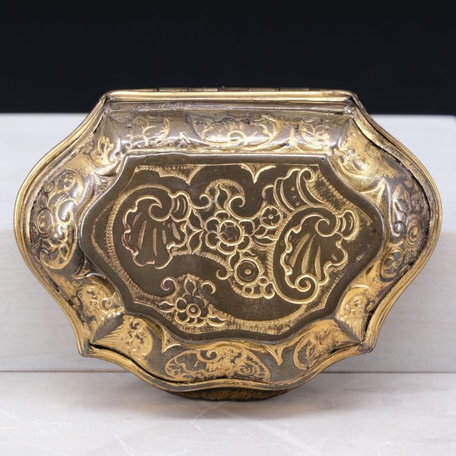 Tabatiere Muschelform Nilkiesel Kunsthandlung Kühne