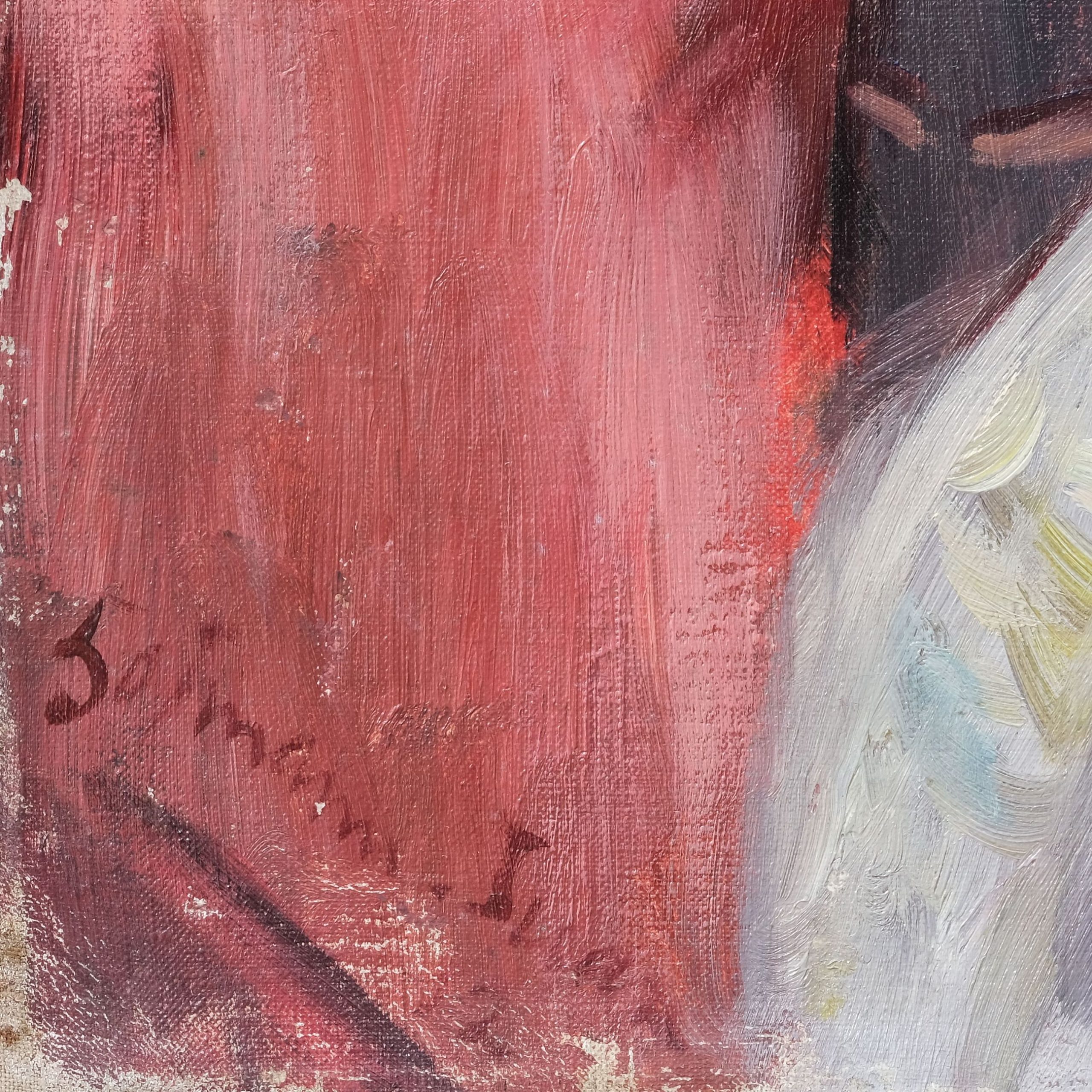 Dame im Garten Fritz Hofmann-Juan Kunsthandlung Kühne
