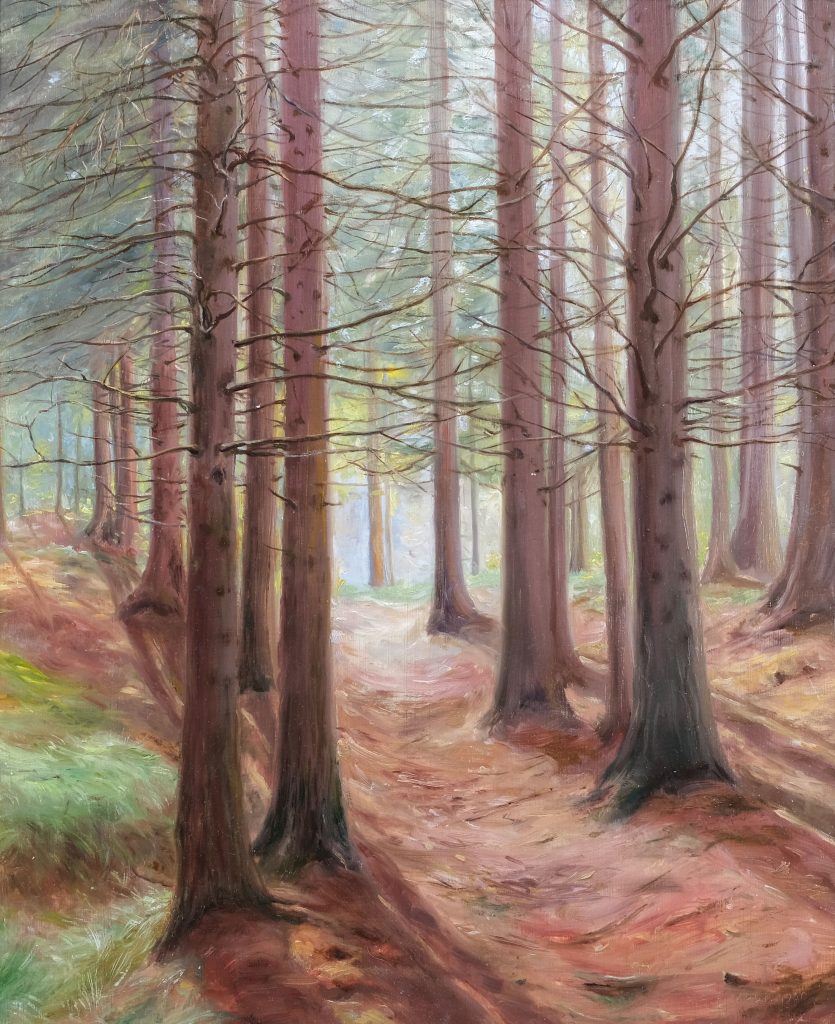 Rudolf Gebhardt Gemälde Waldbärenburg Kunsthandlung Kühne