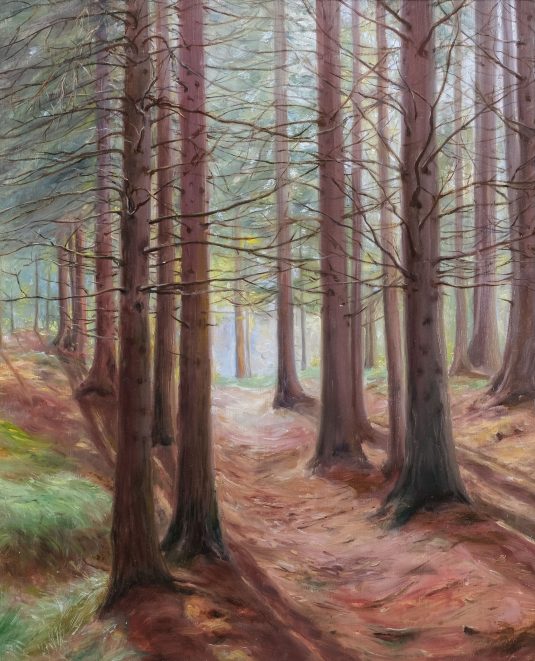 Rudolf Gebhardt Gemälde Waldbärenburg Kunsthandlung Kühne