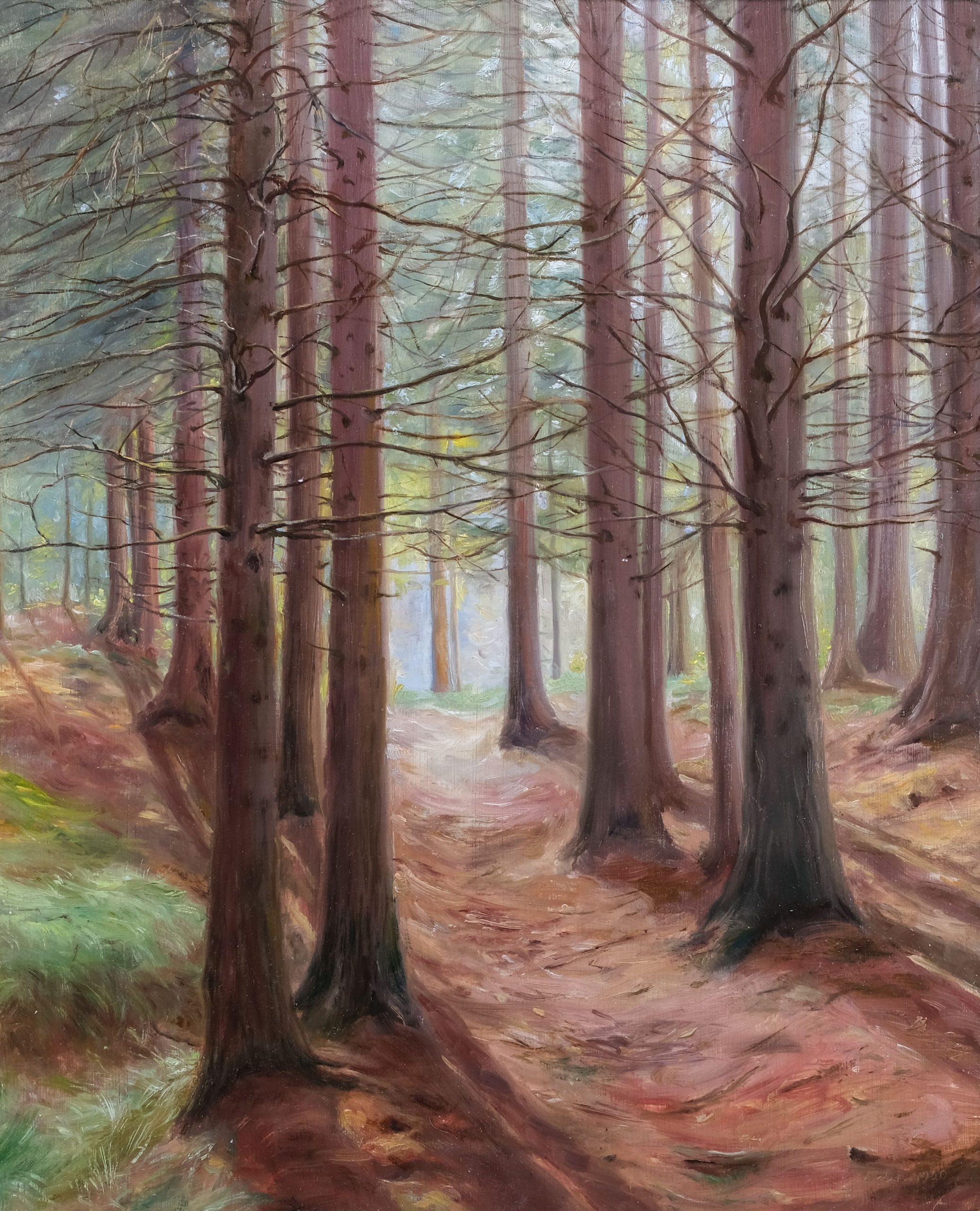 Rudolf Gebhardt Gemälde Waldbärenburg Kunsthandlung Kühne