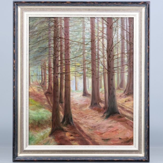 Rudolf Gebhardt Gemälde Waldbärenburg Kunsthandlung Kühne