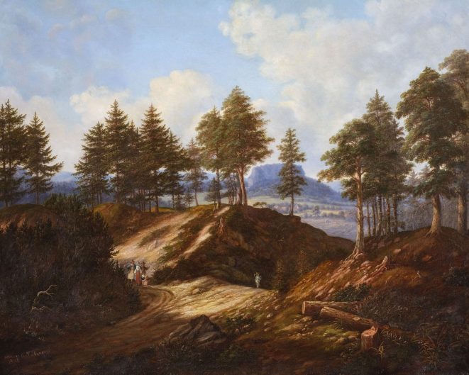 Carl Friedrich Franck Sächsische Schweiz Kunsthandlung Kühne