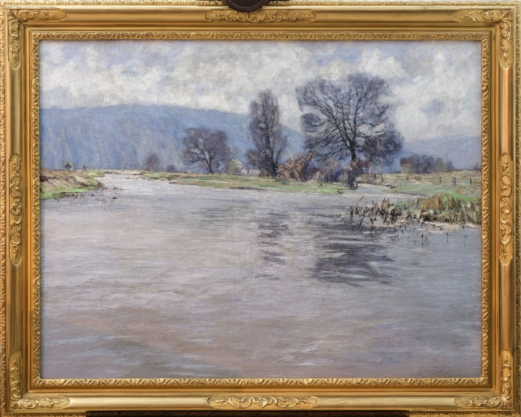 Otto Altenkirch Vorfrühling an der Mulde Kunsthandlung Kühne