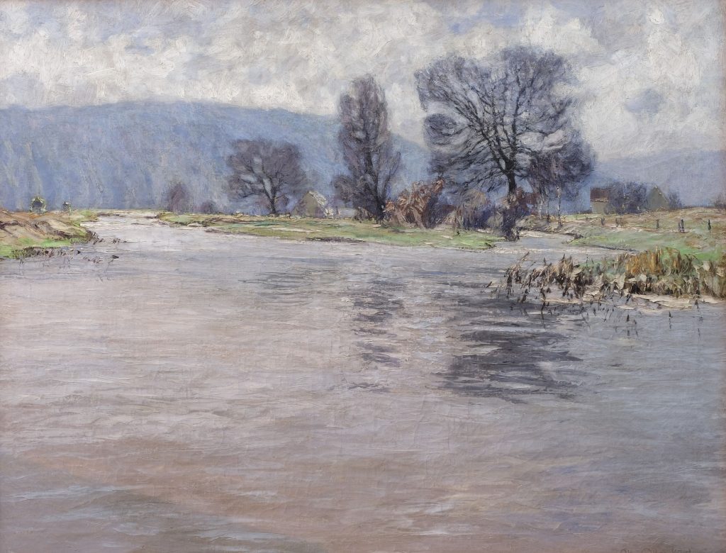 Otto Altenkirch Vorfrühling an der Mulde Kunsthandlung Kühne