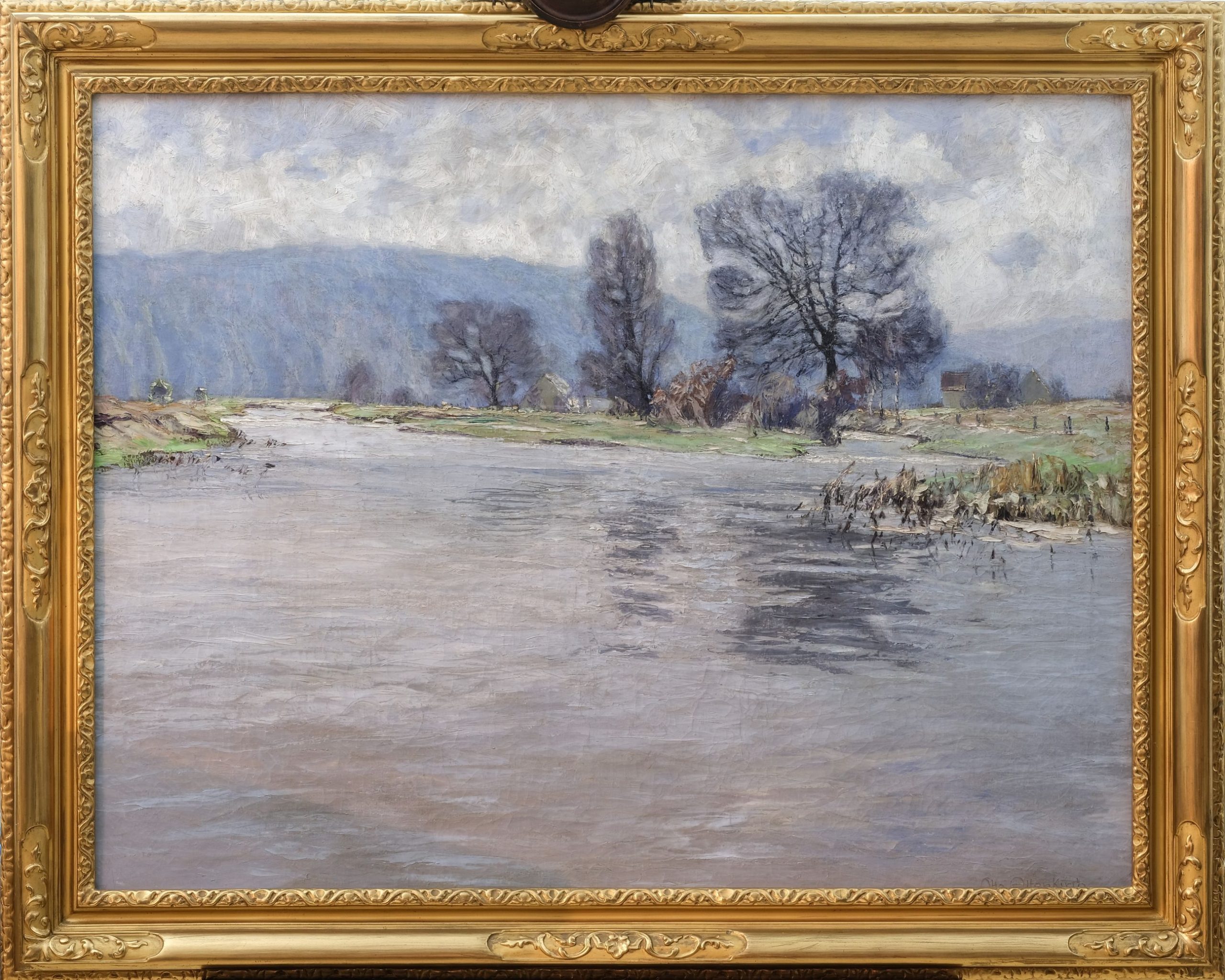 Otto Altenkirch Vorfrühling an der Mulde Kunsthandlung Kühne