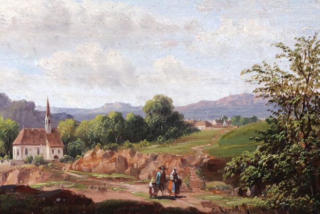 Landschaft Ludwig Kergel Kunsthandlung Kühne