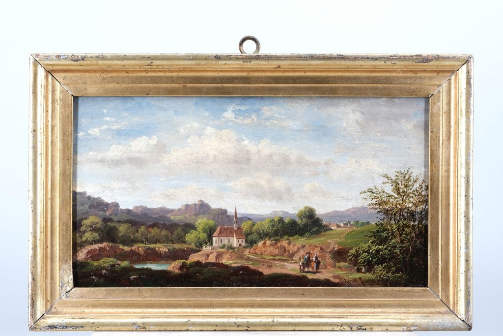 Landschaft Ludwig Kergel Kunsthandlung Kühne