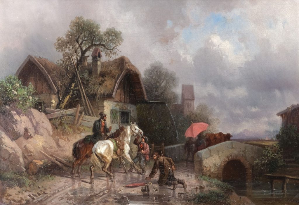Regenwetter Adolf Schmidt Kunsthandlung Kühne