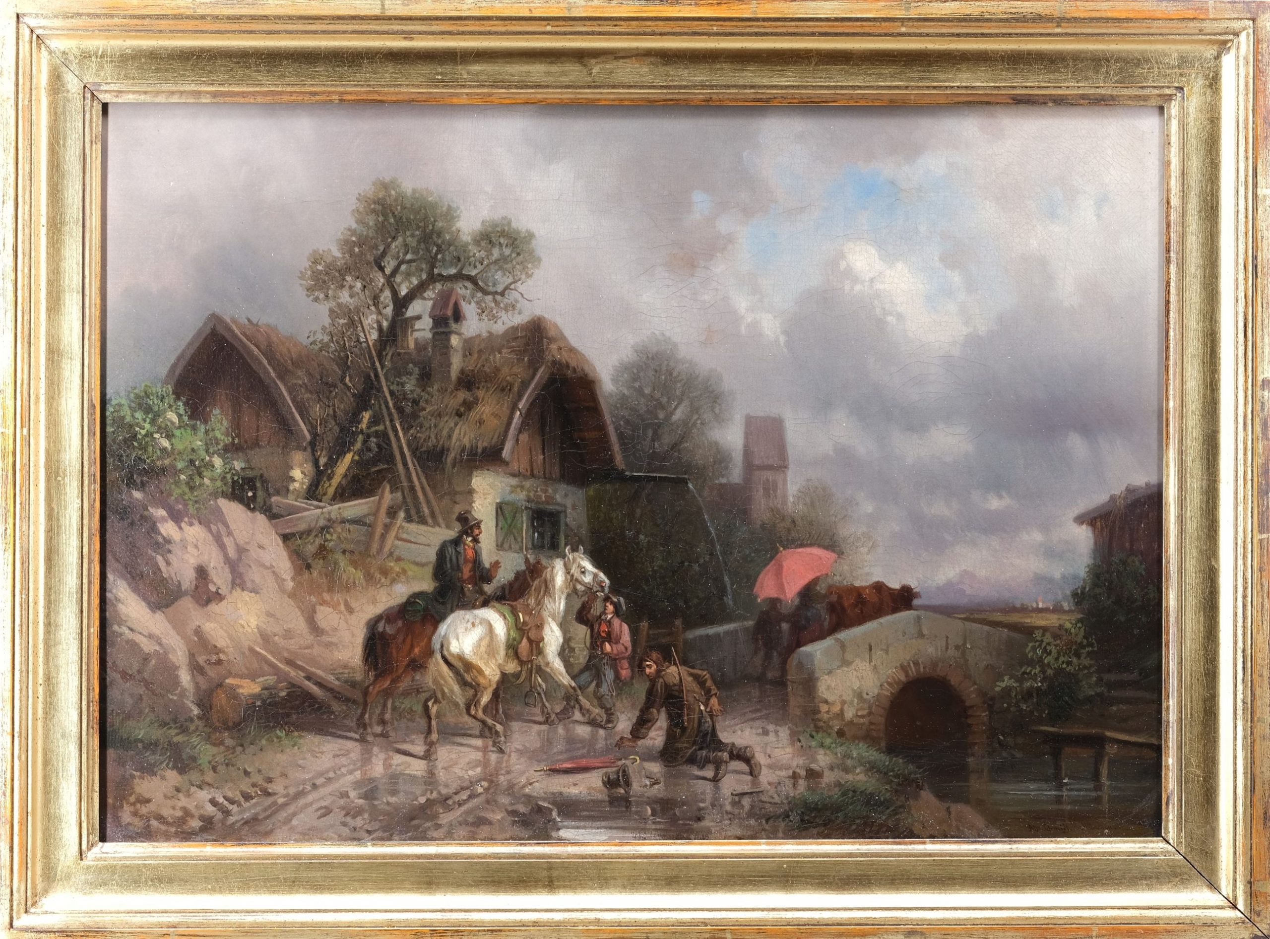 Regenwetter Adolf Schmidt Kunsthandlung Kühne