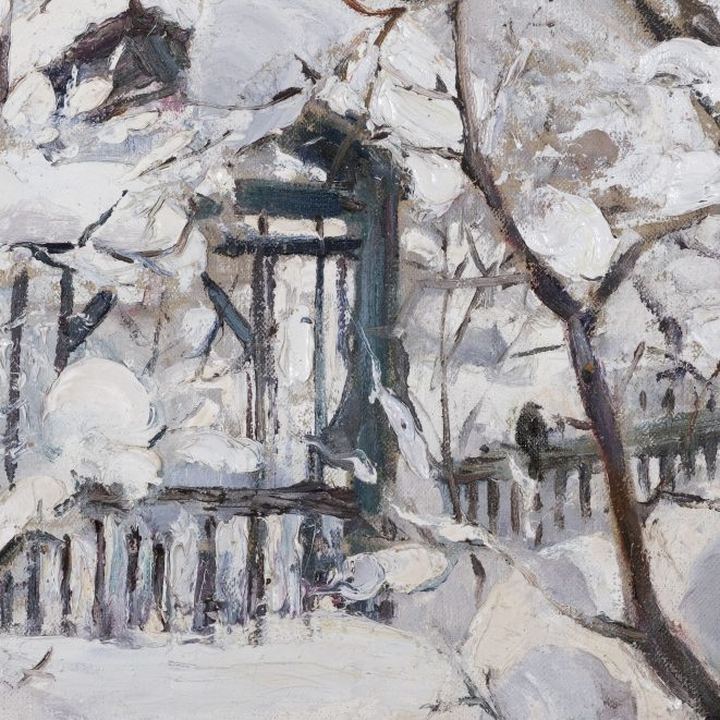 Winterbild Elsa Sturm Lindner Kunsthandlung Kühne