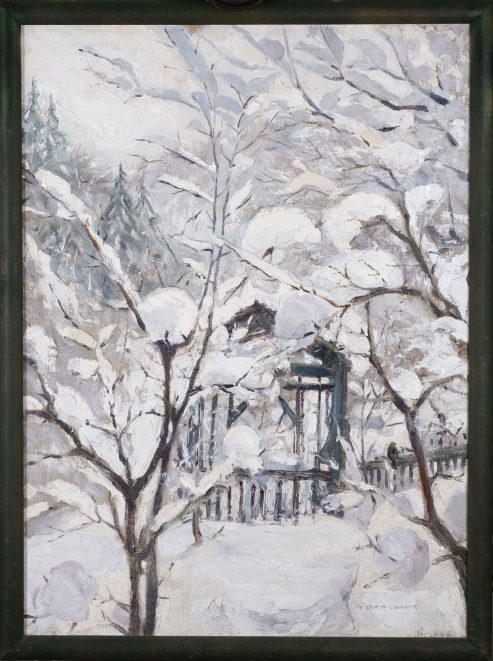 Winterbild Elsa Sturm Lindner Kunsthandlung Kühne