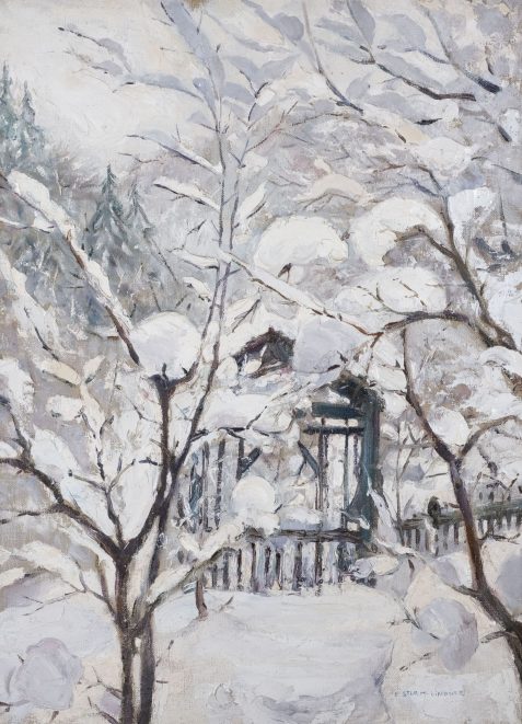 Winterbild Elsa Sturm Lindner Kunsthandlung Kühne