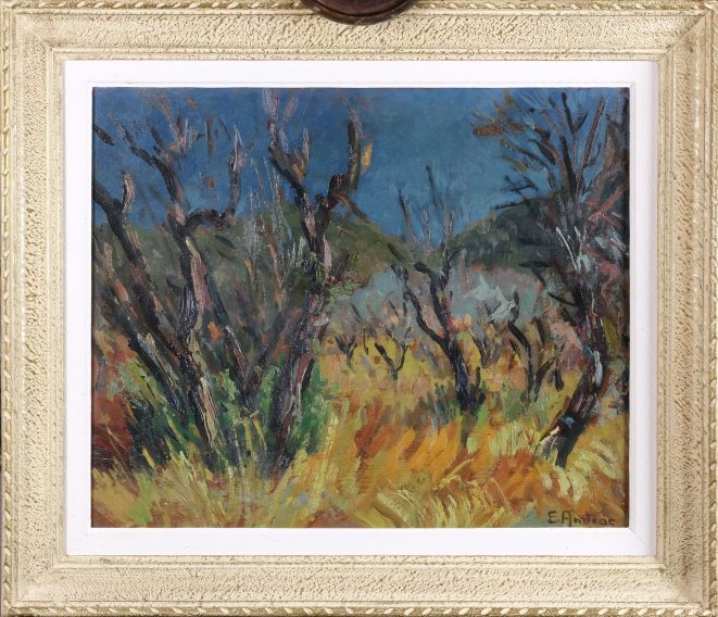 Elisabeth Andrae Landschaft hinter den Dünen Kunsthandlung Kühne