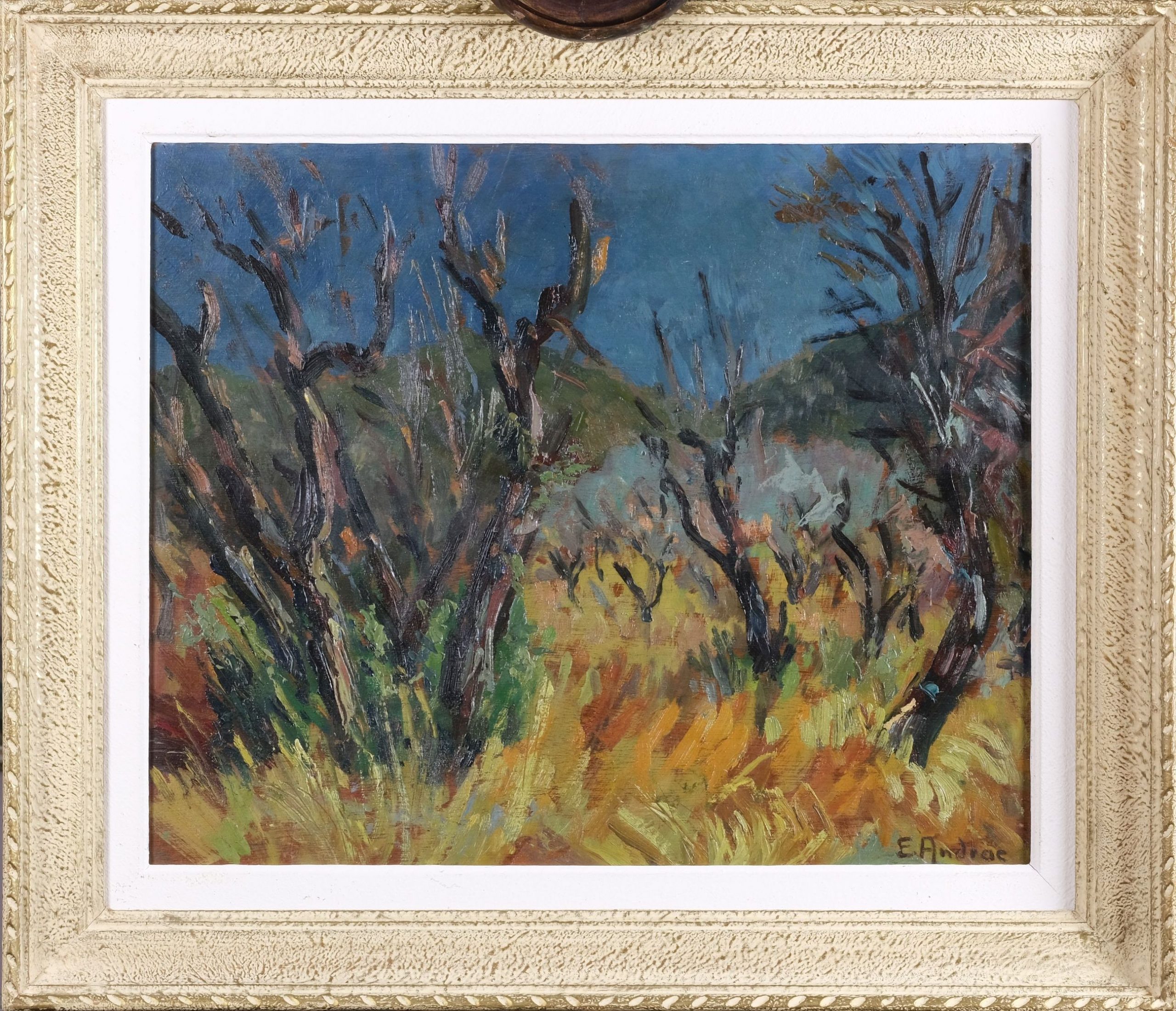 Elisabeth Andrae Landschaft hinter den Dünen Kunsthandlung Kühne