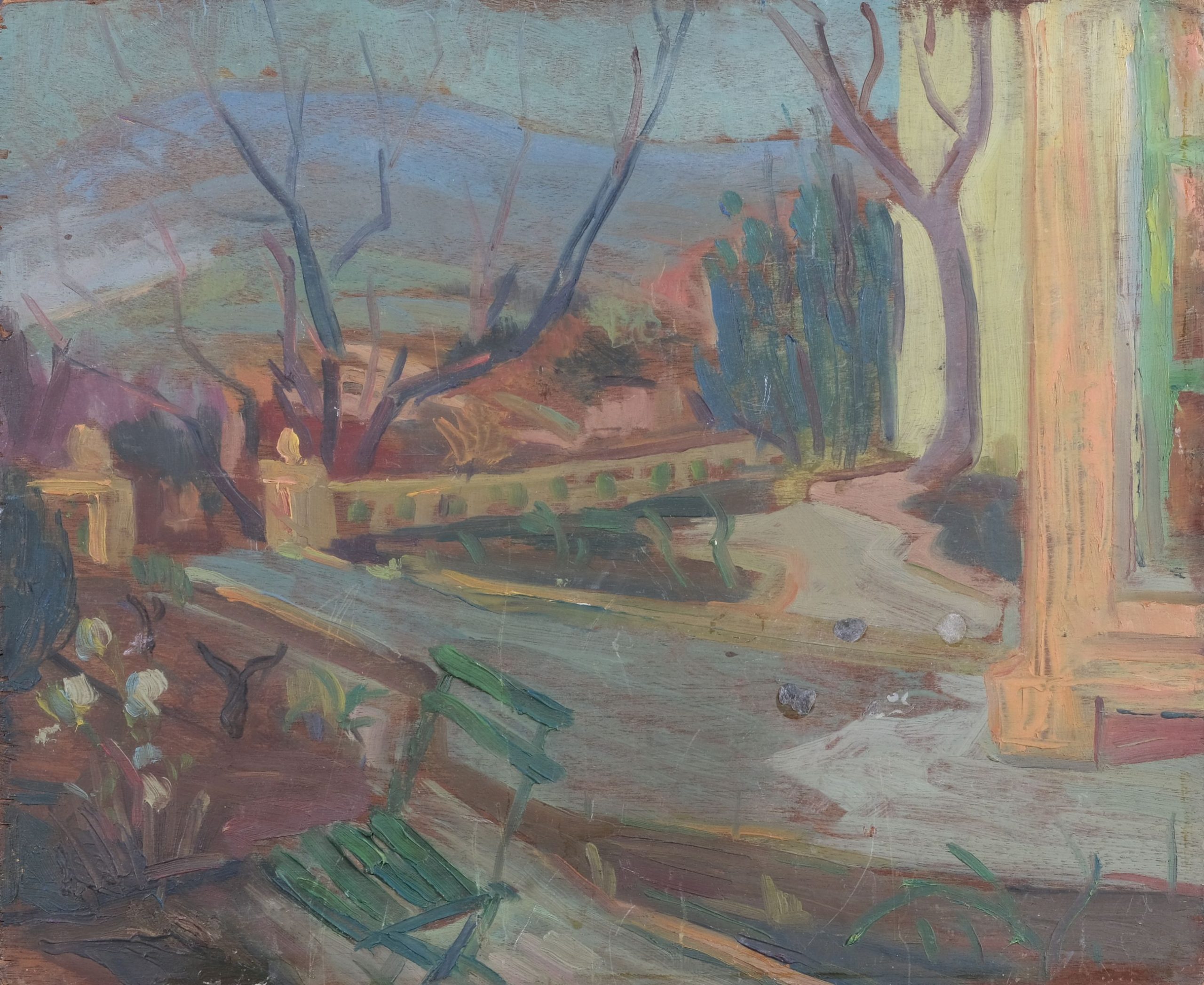 Elisabeth Andrae Landschaft hinter den Dünen Kunsthandlung Kühne