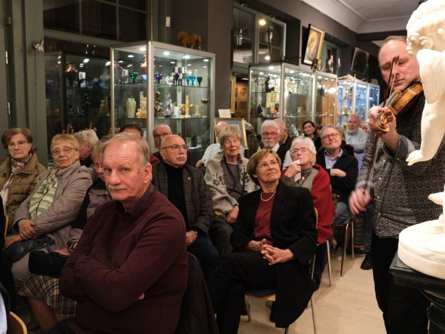 Curt Querner Abend Kunsthandlung Kühne Foto Doreen Cramer