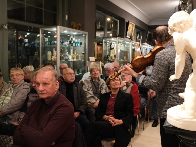 Curt Querner Abend Kunsthandlung Kühne Foto Doreen Cramer