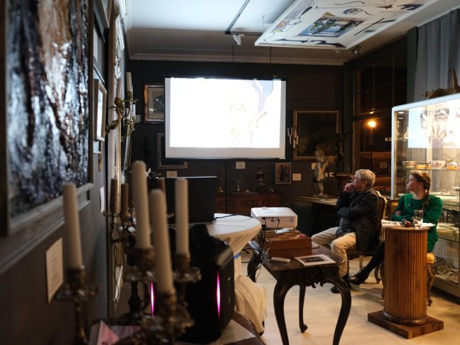 Curt Querner Abend Kunsthandlung Kühne Foto Doreen Cramer