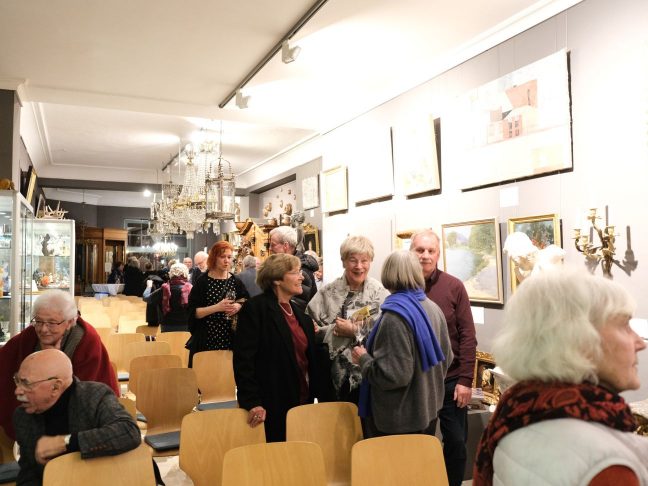 Curt Querner Abend Kunsthandlung Kühne Foto Doreen Cramer