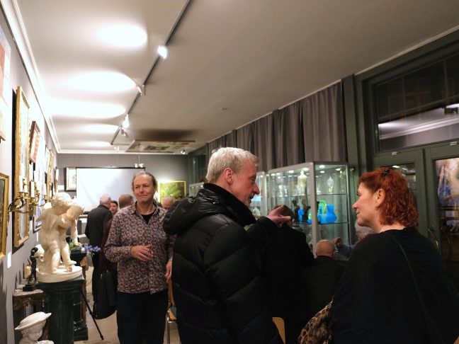 Curt Querner Abend Kunsthandlung Kühne Foto Doreen Cramer