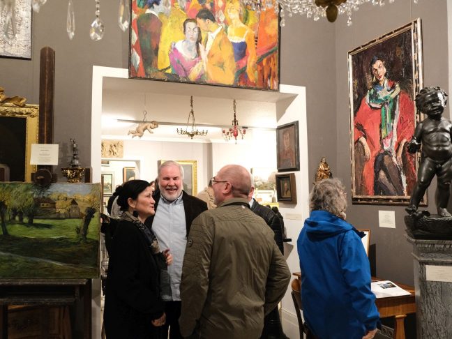 Curt Querner Abend Kunsthandlung Kühne Foto Doreen Cramer