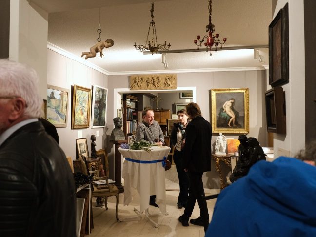 Curt Querner Abend Kunsthandlung Kühne Foto Doreen Cramer