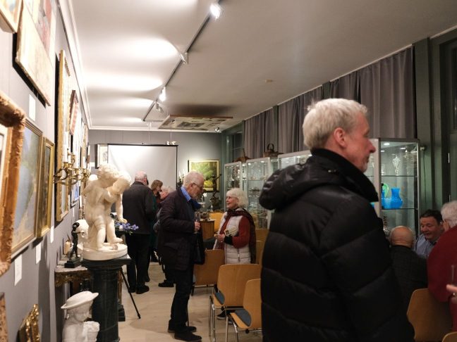 Curt Querner Abend Kunsthandlung Kühne Foto Doreen Cramer