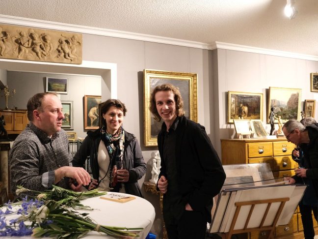 Curt Querner Abend Kunsthandlung Kühne Foto Doreen Cramer