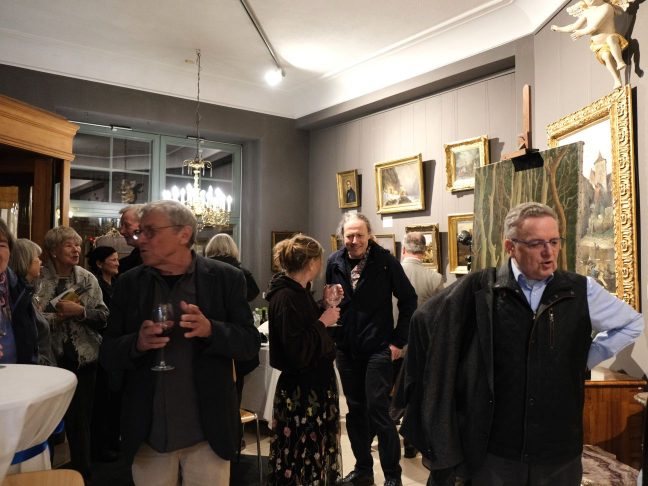 Curt Querner Abend Kunsthandlung Kühne Foto Doreen Cramer