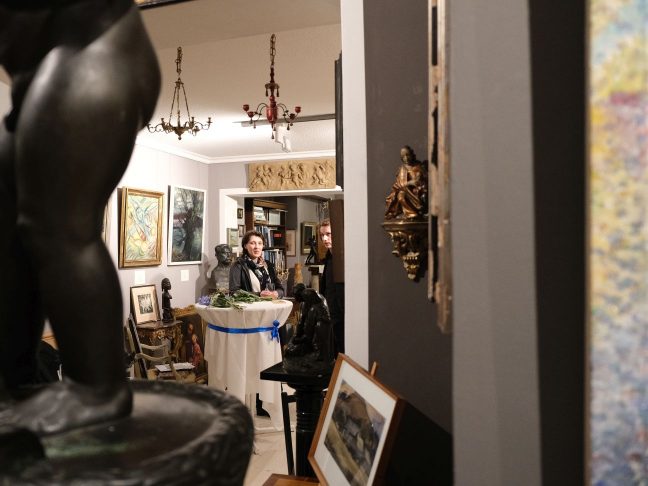 Curt Querner Abend Kunsthandlung Kühne Foto Doreen Cramer