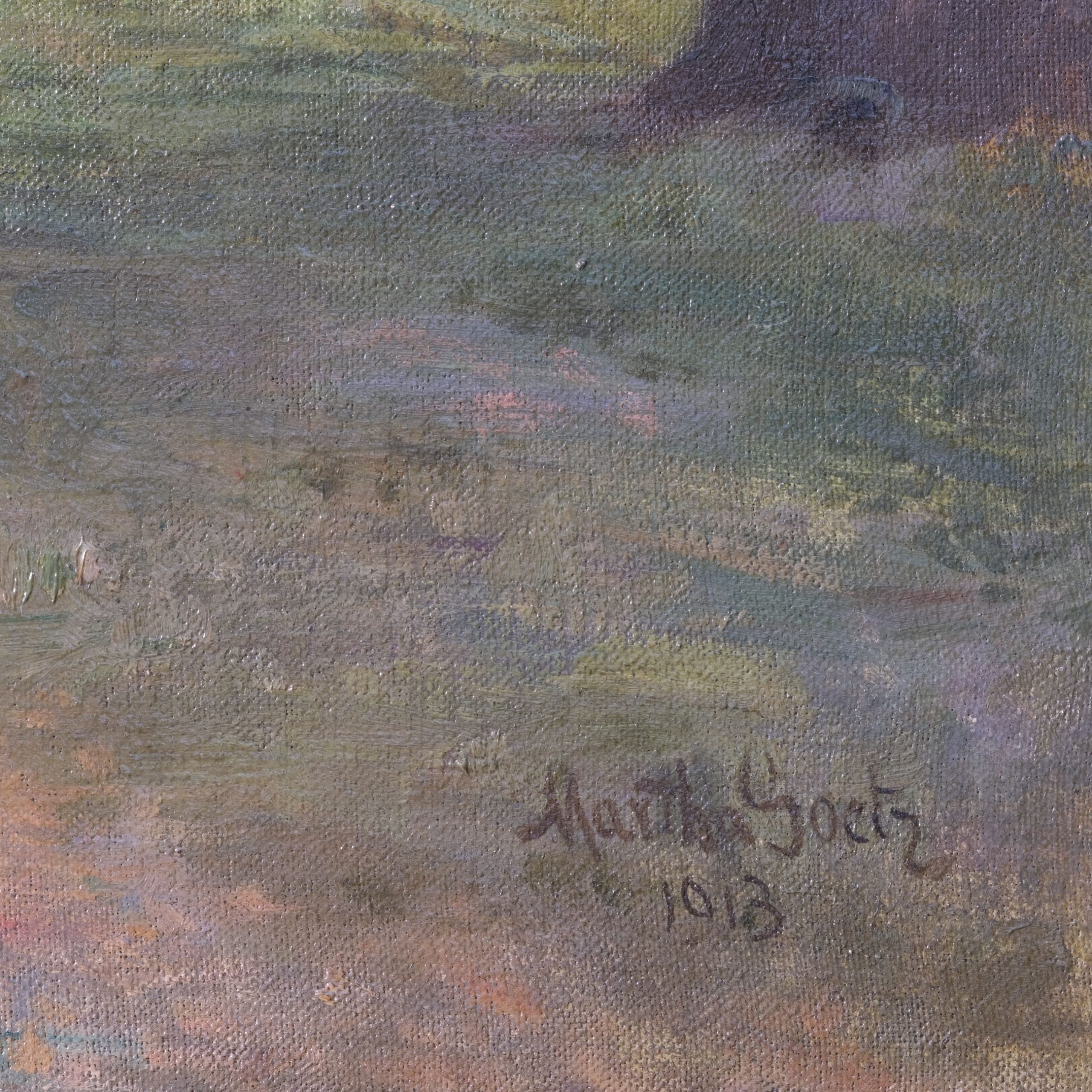 Martha Goetz Landschaft Kunsthandlung Kühne