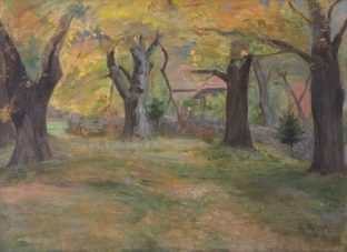 Landschaft mit Bäumen