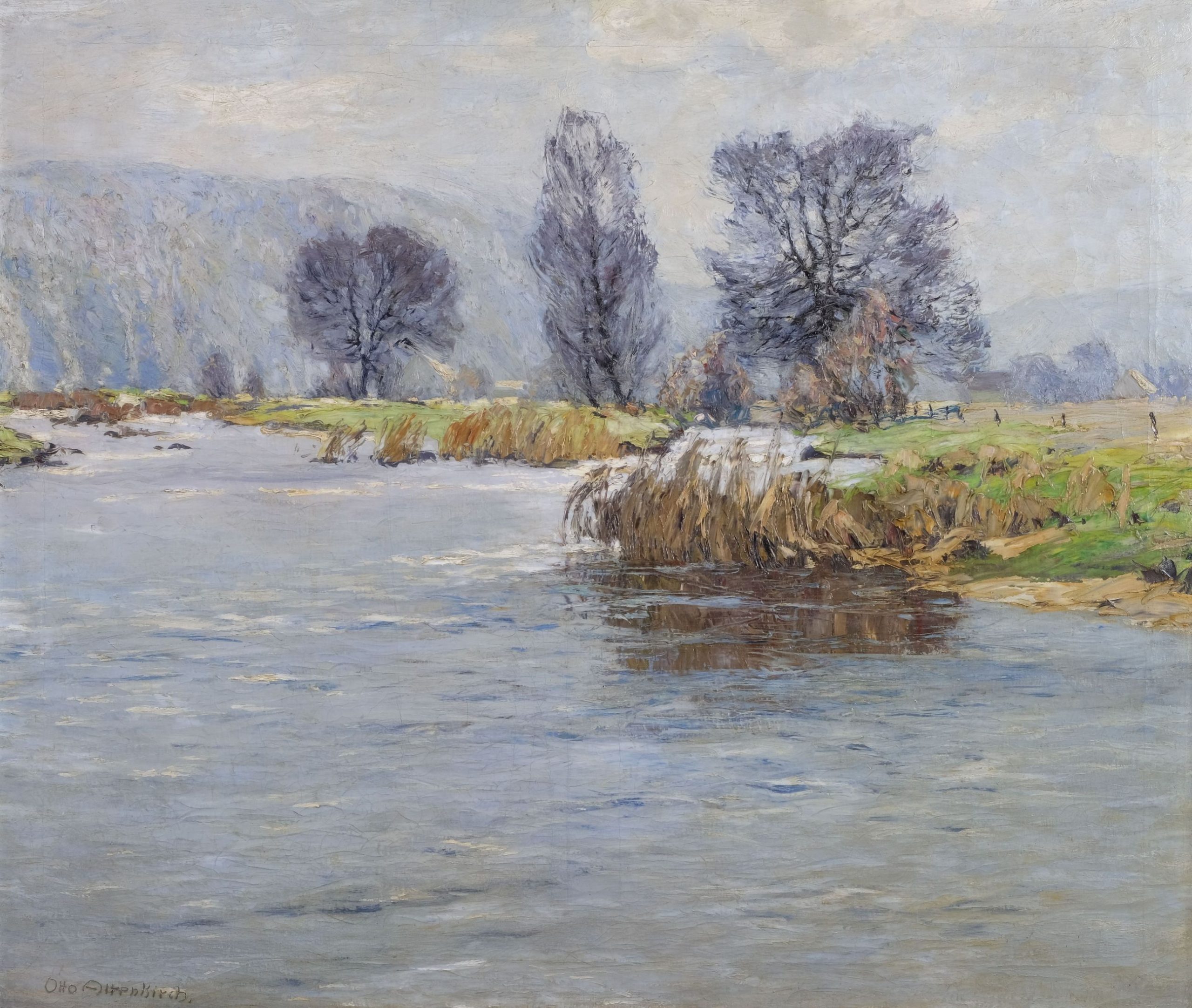 Otto Altenkirch Vorfrühlingsmorgen Kunsthandlung Kühne