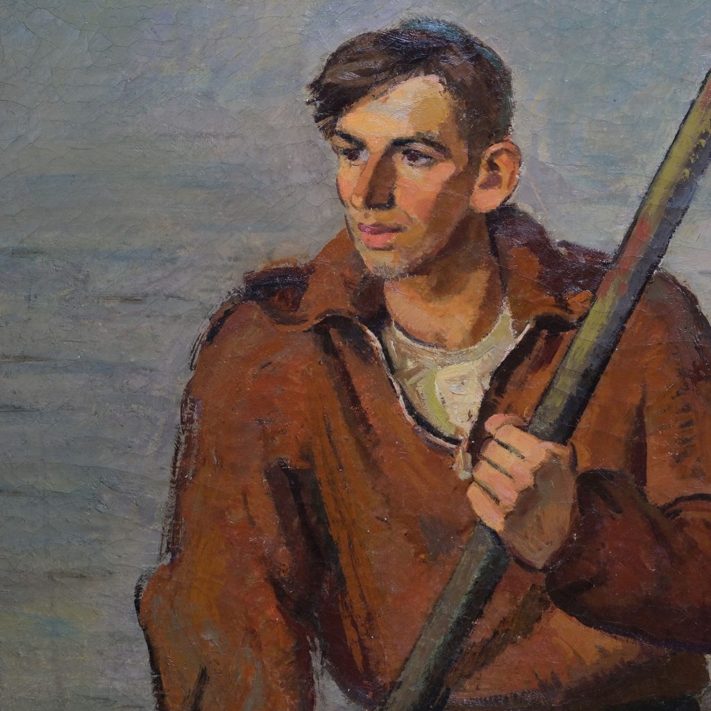 Rudolf Bergander Im Kahn Kunsthandlung Kühne