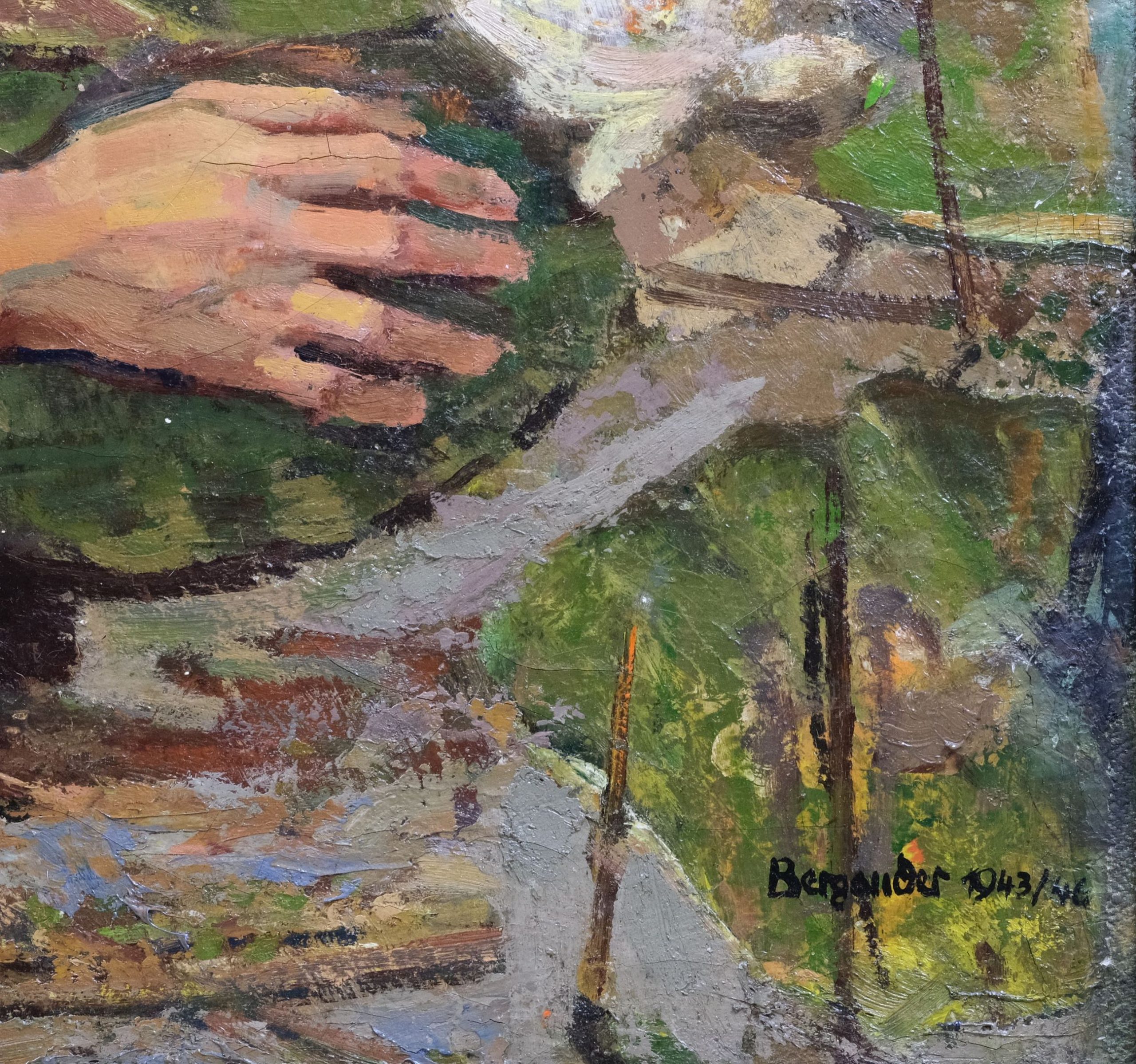 Rudolf Bergander Im Kahn Kunsthandlung Kühne