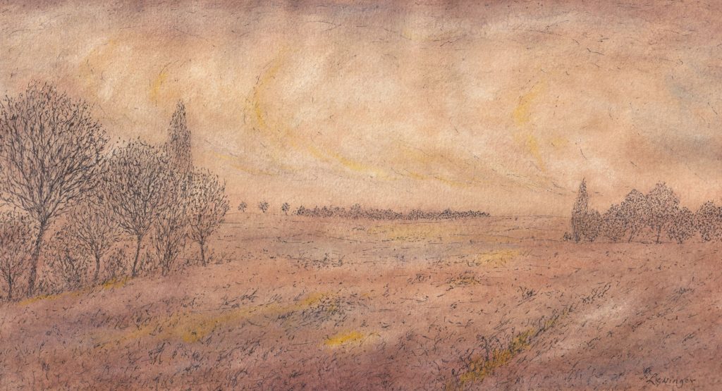 Ernst Lewinger Herbstlandschaft Kunsthandlung Kühne