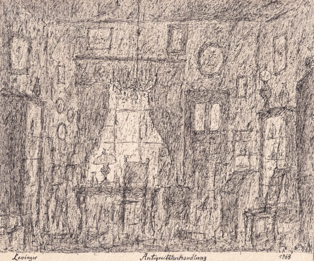Ernst Lewinger Antiquitätenhandlung Kunsthandlung Kühne